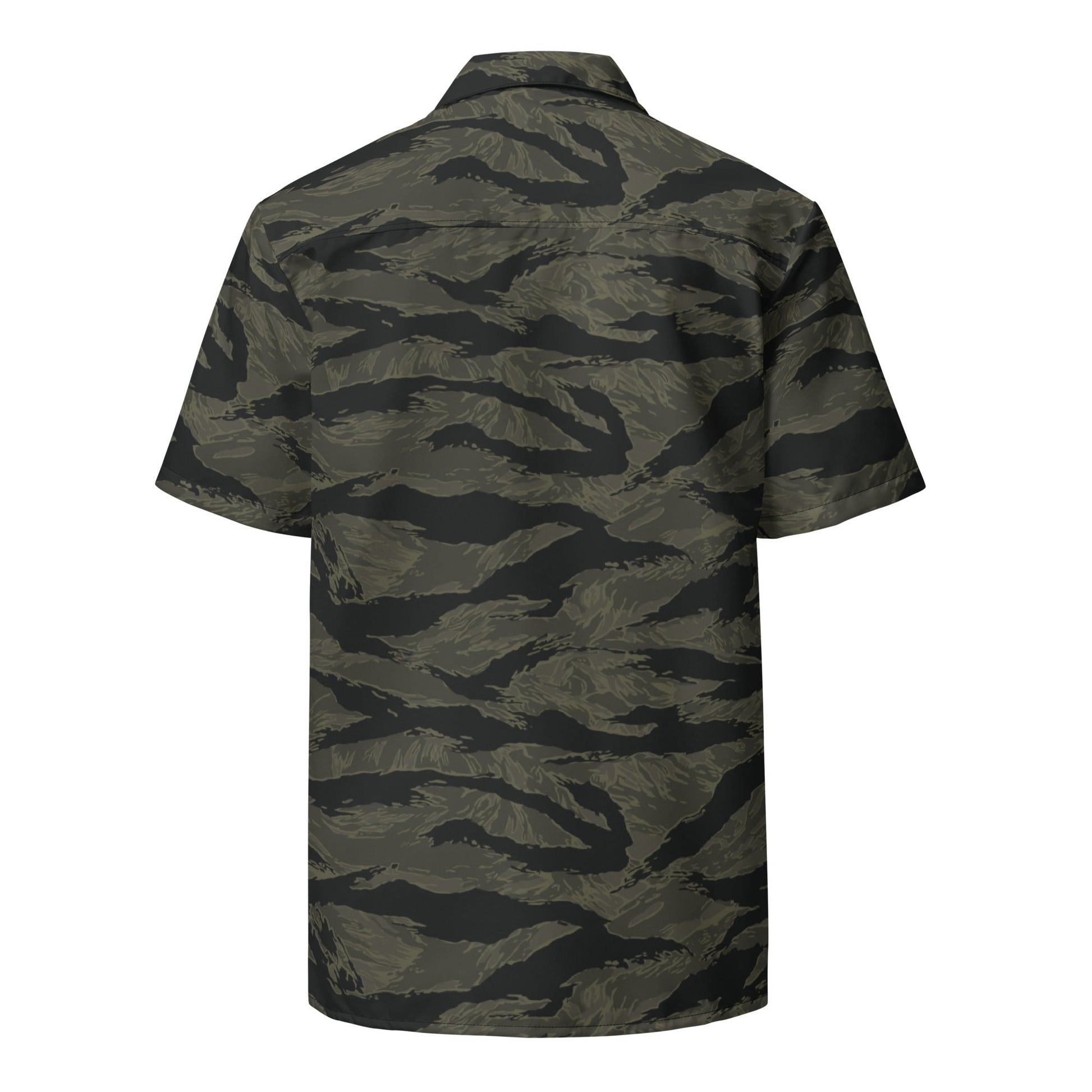 American Tiger Stripe Highland Triple Canopy CAMO Unisex button shirt - Button Shirts