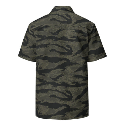 American Tiger Stripe Highland Triple Canopy CAMO Unisex button shirt - Button Shirts