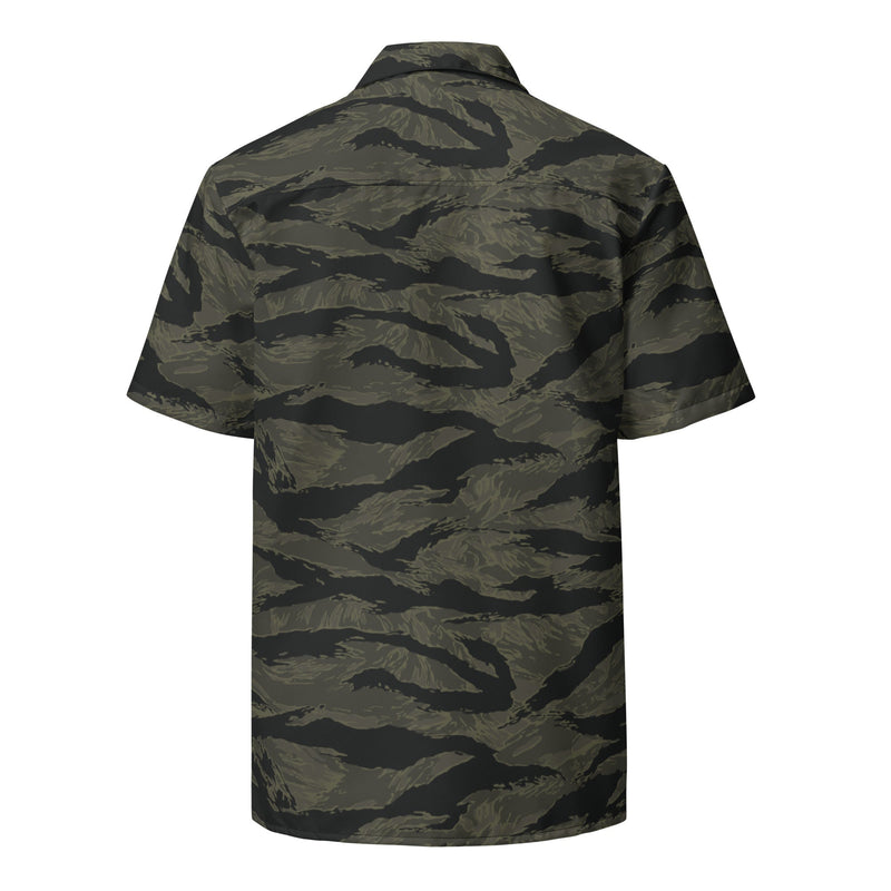Tiger Stripe Highland Triple Canopy CAMO Unisex Short-Sleeve Button Shirt - Button-Up