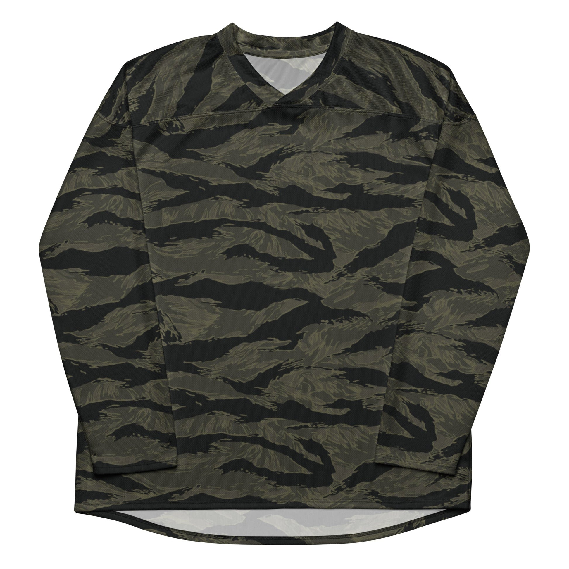 American Tiger Stripe Highland Triple Canopy CAMO Unisex Hockey Fan Jersey