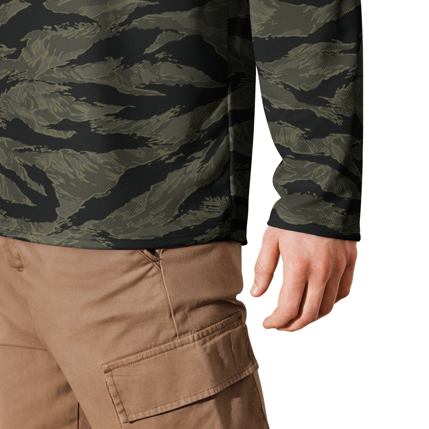 American Tiger Stripe Highland Triple Canopy CAMO Unisex Hockey Fan Jersey
