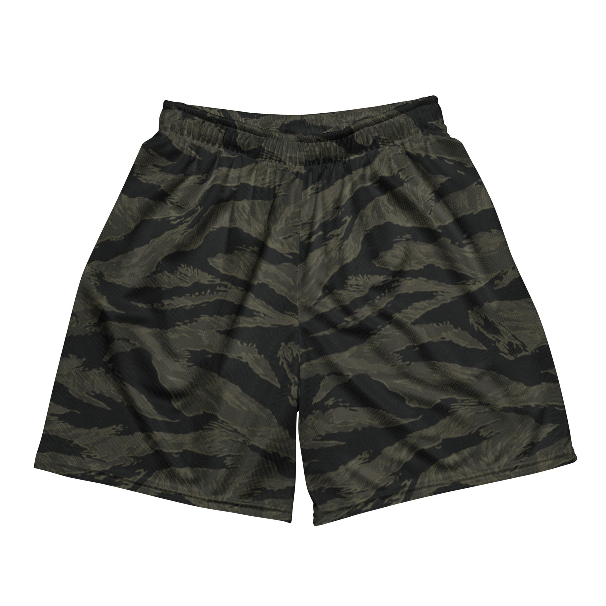 American Tiger Stripe Highland Triple Canopy CAMO Unisex Mesh Shorts - 2XS