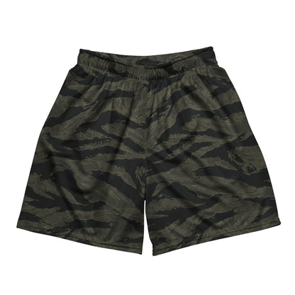 American Tiger Stripe Highland Triple Canopy CAMO Unisex Mesh Shorts - 2XS