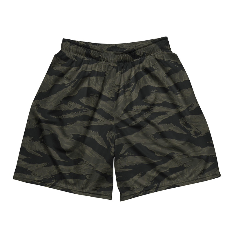 Tiger Stripe Highland Triple Canopy CAMO Unisex Mesh Shorts - 2XS