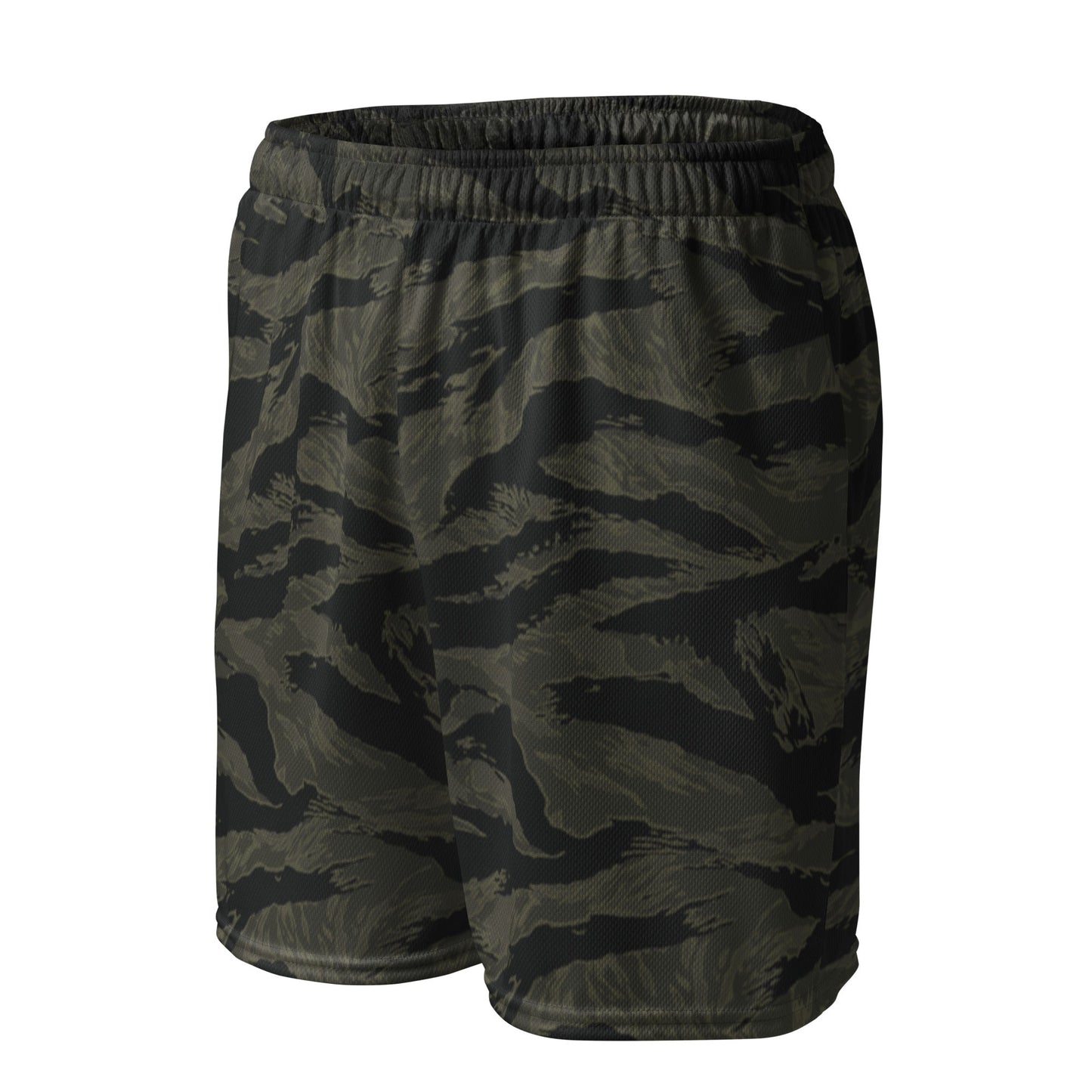 American Tiger Stripe Highland Triple Canopy CAMO Unisex Mesh Shorts