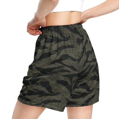 American Tiger Stripe Highland Triple Canopy CAMO Unisex Mesh Shorts