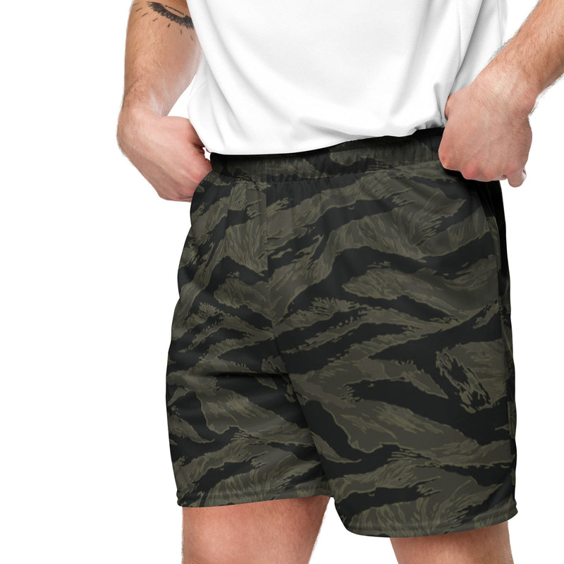 Tiger Stripe Highland Triple Canopy CAMO Unisex Mesh Shorts