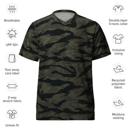 American Tiger Stripe Highland Triple Canopy CAMO unisex sports jersey - Unisex Sports Jersey