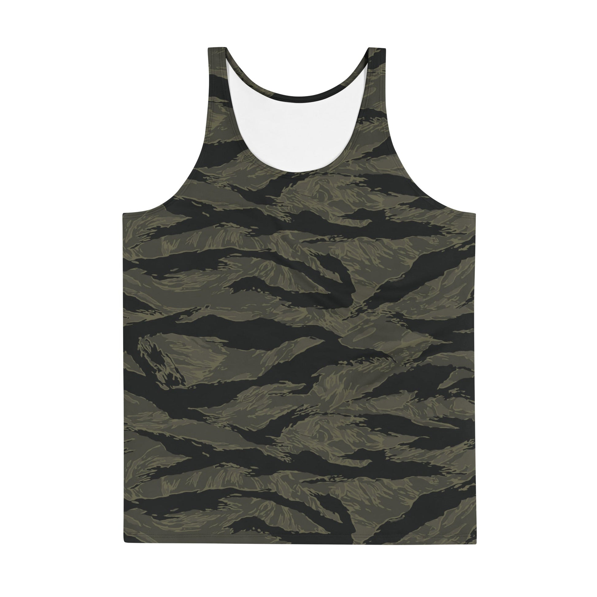 American Tiger Stripe Highland Triple Canopy CAMO Unisex Tank Top - Tops