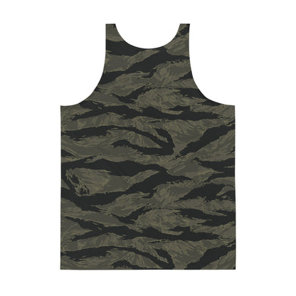 American Tiger Stripe Highland Triple Canopy CAMO Unisex Tank Top - Tops