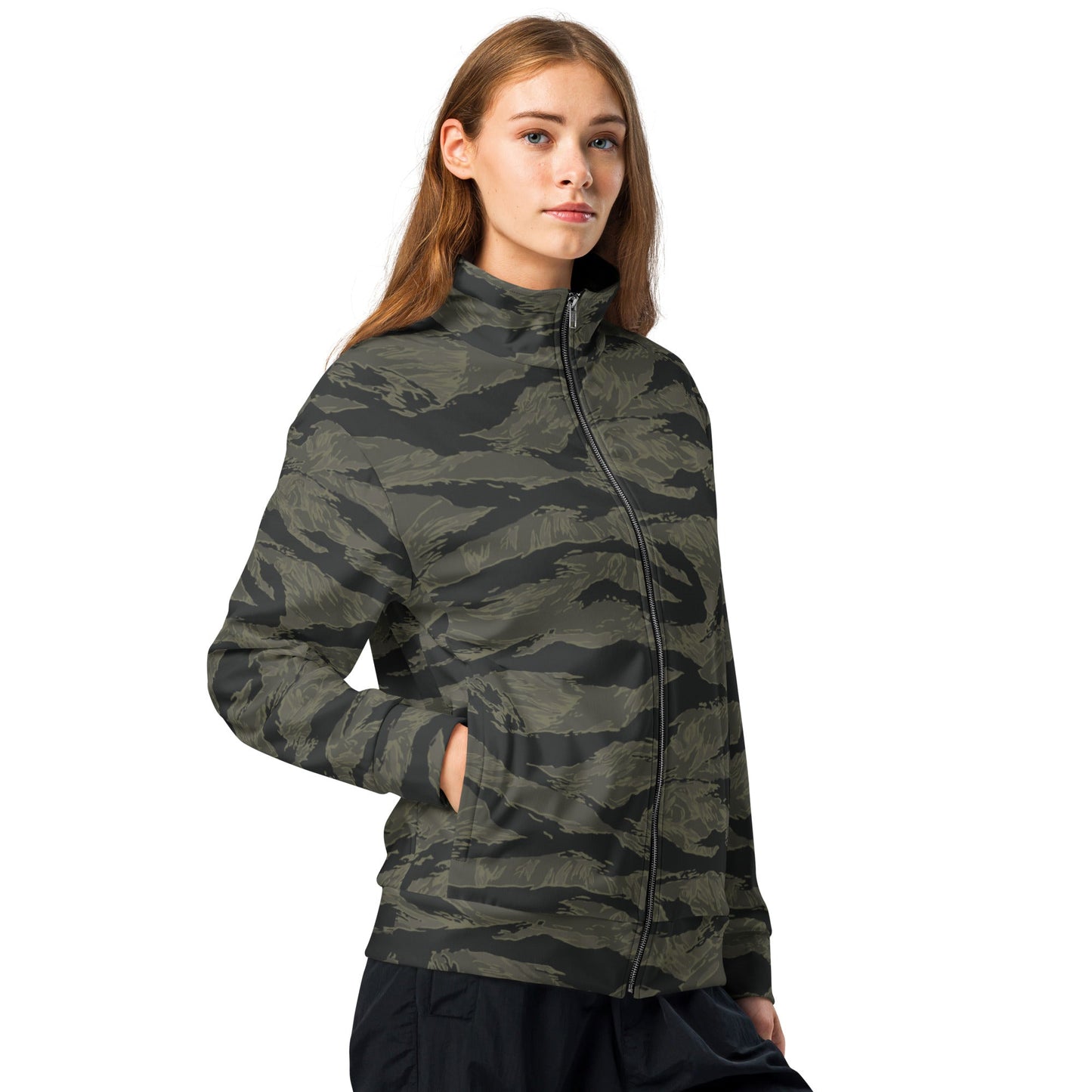 American Tiger Stripe Highland Triple Canopy CAMO Unisex track jacket - Track Jackets