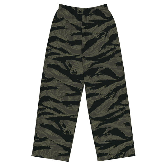 American Tiger Stripe Highland Triple Canopy CAMO unisex wide-leg pants - 2XS - Unisex Wide-Leg Pants