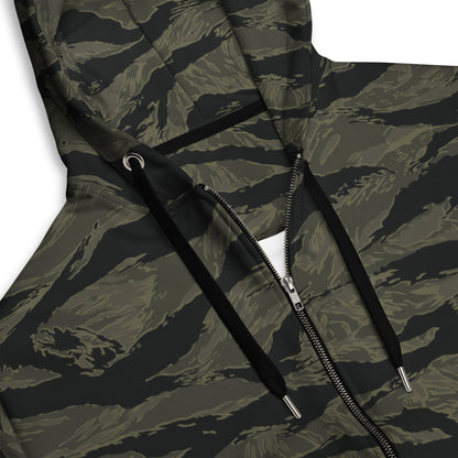 American Tiger Stripe Highland Triple Canopy CAMO Unisex Zip Hoodie