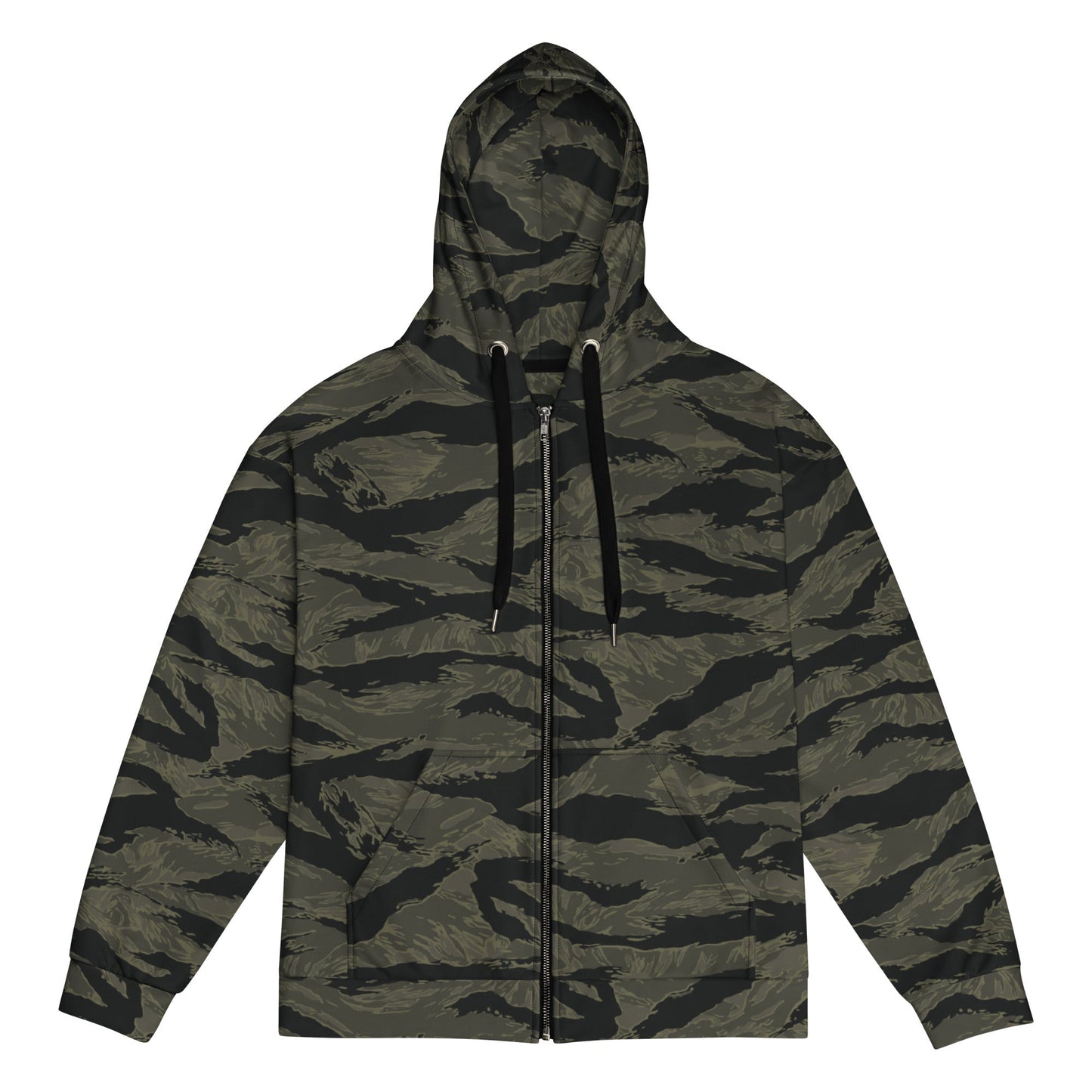 American Tiger Stripe Highland Triple Canopy CAMO Unisex Zip Hoodie - 2XS