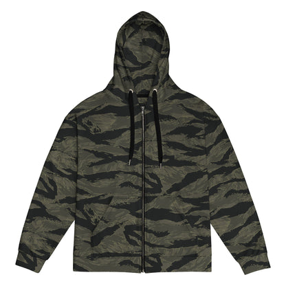 American Tiger Stripe Highland Triple Canopy CAMO Unisex Zip Hoodie - 2XS