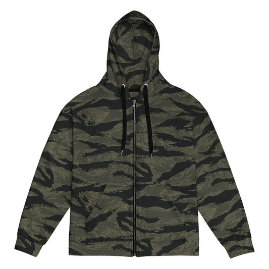 American Tiger Stripe Highland Triple Canopy CAMO Unisex Zip Hoodie - 2XS