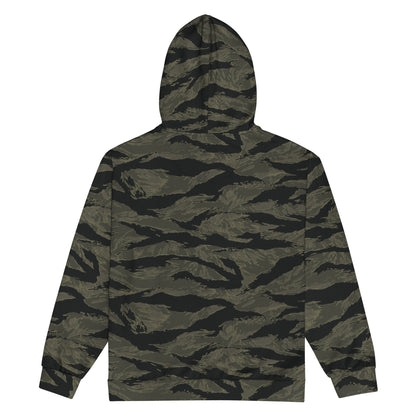 American Tiger Stripe Highland Triple Canopy CAMO Unisex Zip Hoodie