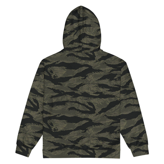 American Tiger Stripe Highland Triple Canopy CAMO Unisex Zip Hoodie