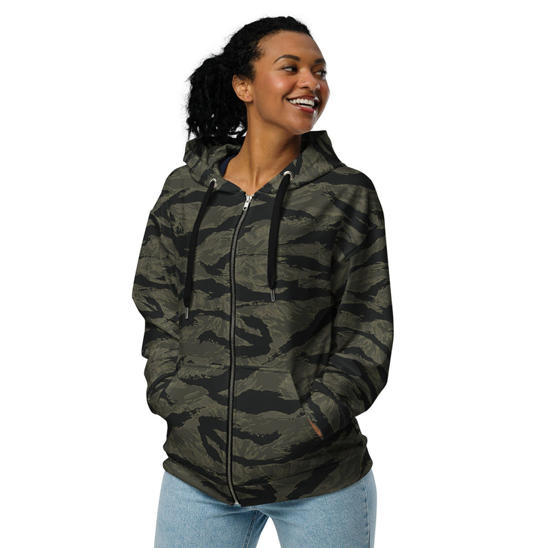 Tiger Stripe Highland Triple Canopy CAMO Unisex Zip Hoodie