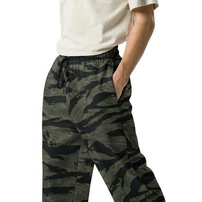 American Tiger Stripe Highland Triple Canopy CAMO Wide-leg joggers - Unisex Joggers