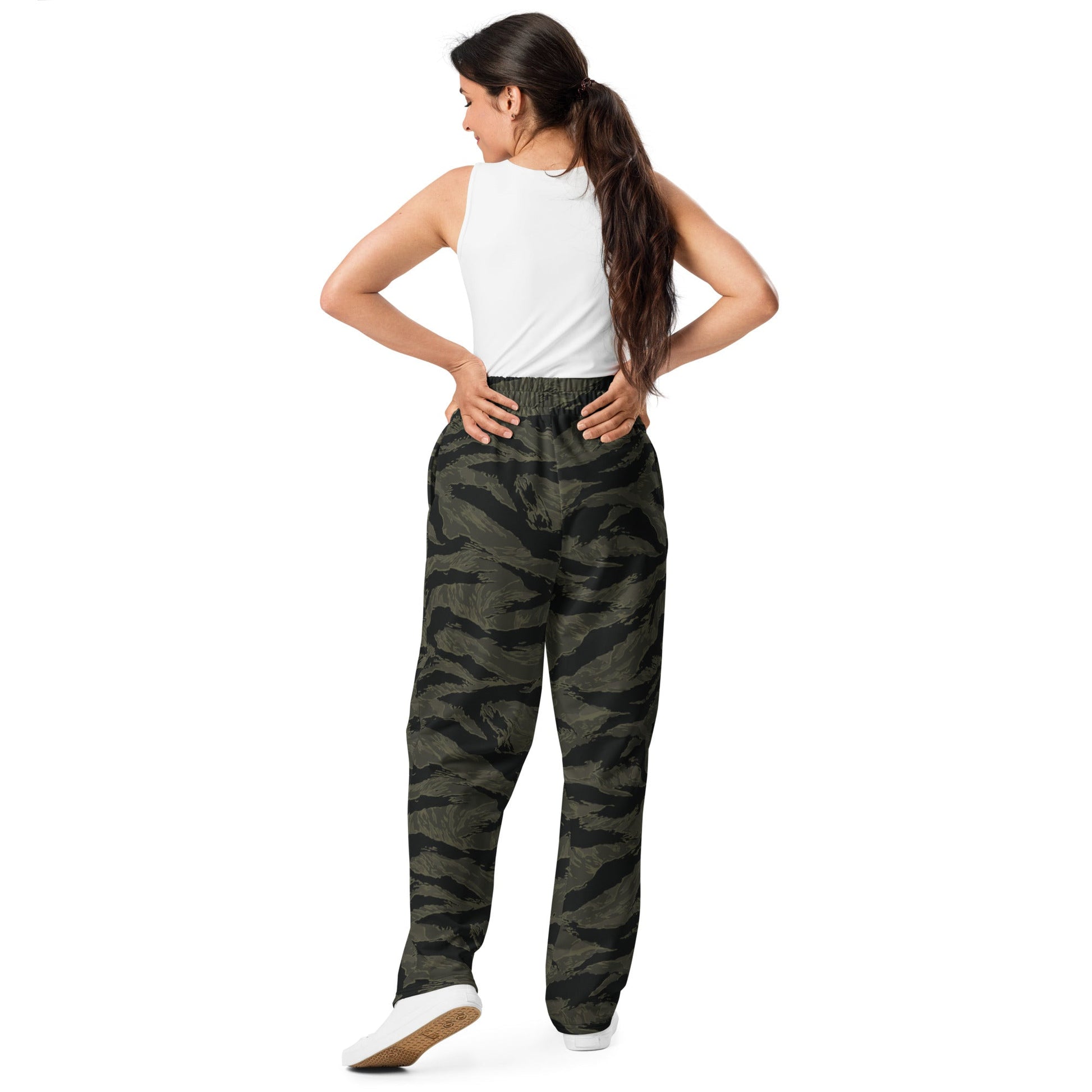 American Tiger Stripe Highland Triple Canopy CAMO Wide-leg joggers - Joggers