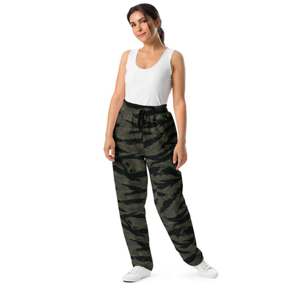 American Tiger Stripe Highland Triple Canopy CAMO Wide-leg joggers - Unisex Joggers