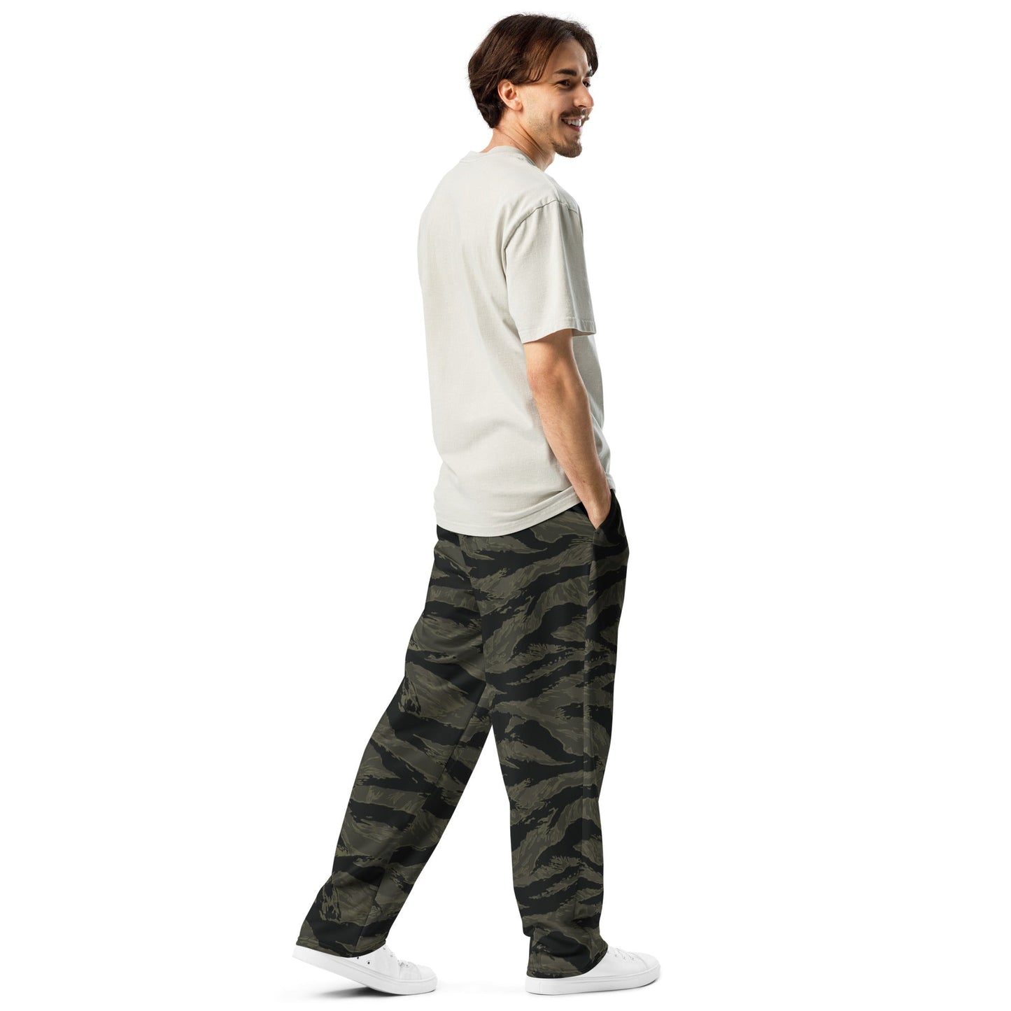 American Tiger Stripe Highland Triple Canopy CAMO Wide-leg joggers - Joggers