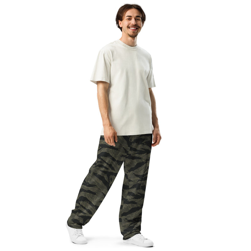 Tiger Stripe Highland Triple Canopy CAMO Unisex Wide-Leg Joggers