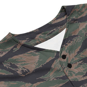 Tiger Stripe Woodland CAMO Unisex Baseball Jersey