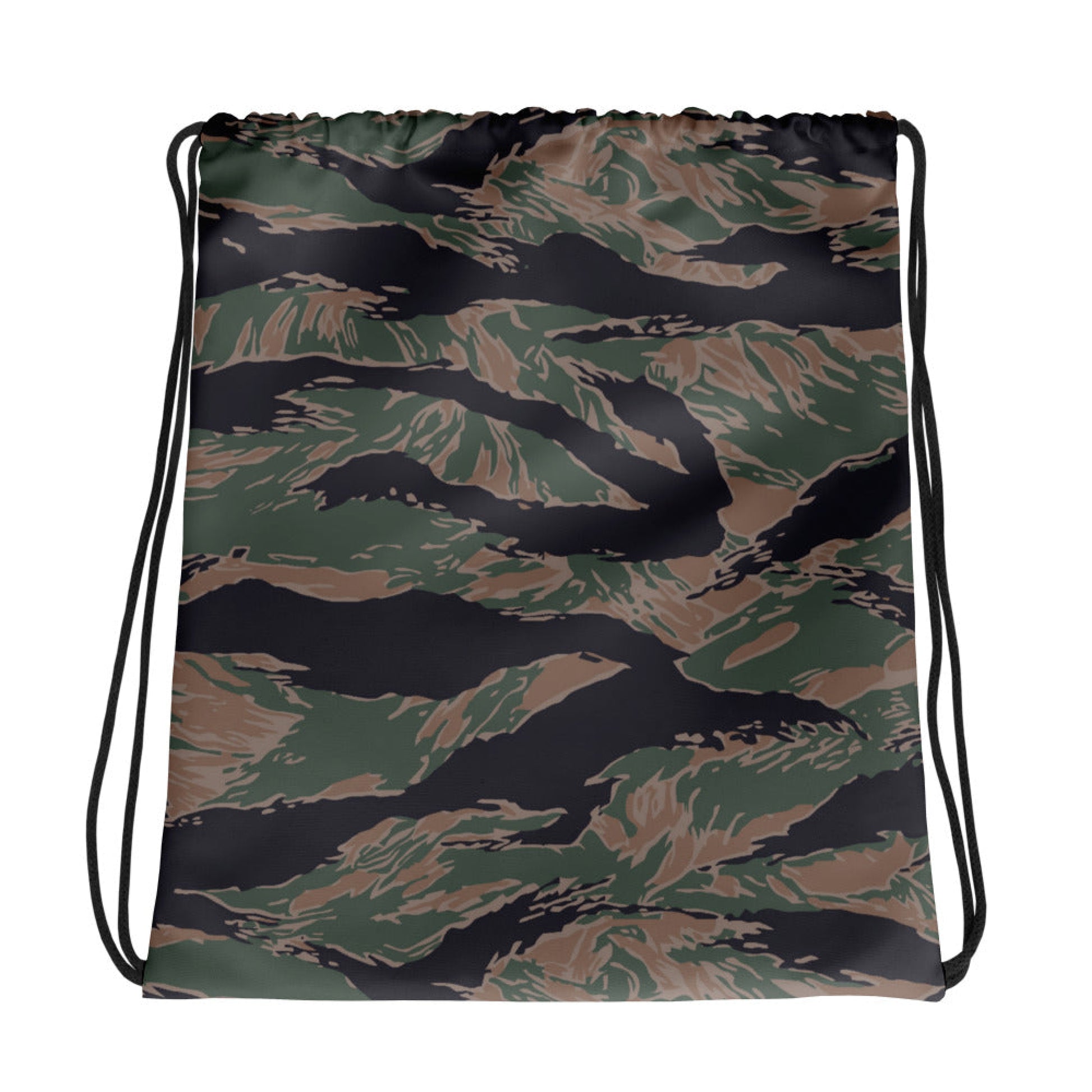 American Tiger Stripe MARPAT Woodland CAMO Drawstring Bag - Bags