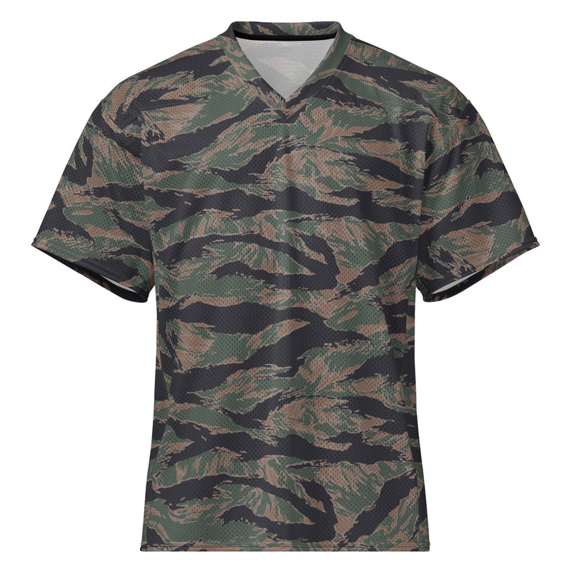 Tiger Stripe Woodland CAMO Unisex Football Jersey - 2XS - American