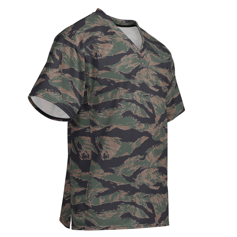 Tiger Stripe Woodland CAMO Unisex Football Jersey - American