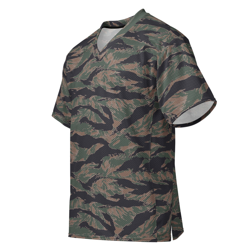 Tiger Stripe Woodland CAMO Unisex Football Jersey - American