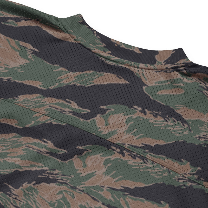 Tiger Stripe Woodland CAMO Unisex Football Jersey - American