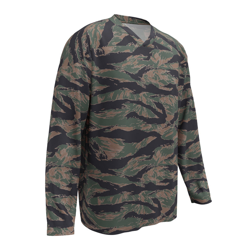 Tiger Stripe Woodland CAMO Unisex Hockey Fan Jersey
