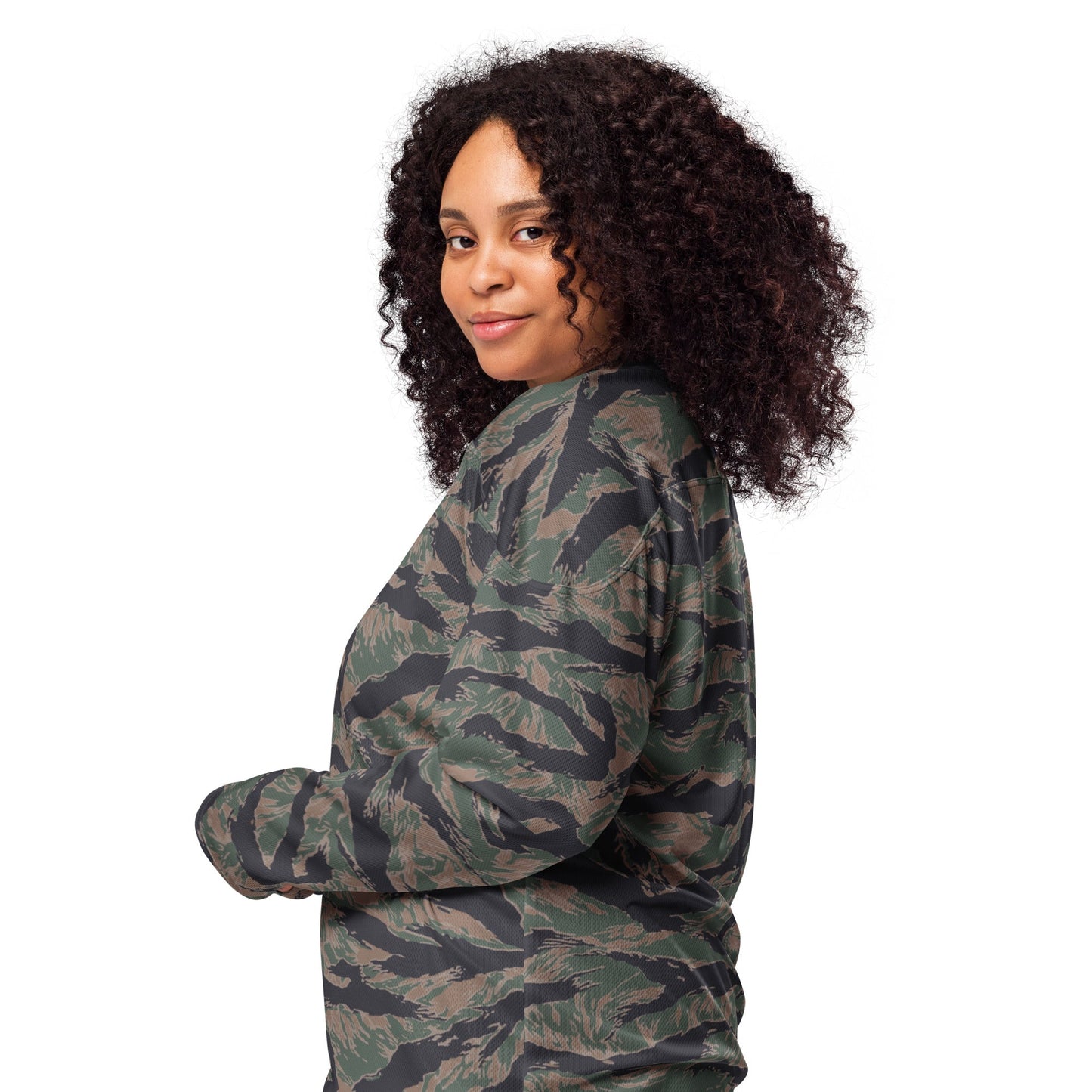 American Tiger Stripe MARPAT Woodland CAMO hockey fan jersey - Hockey Jerseys