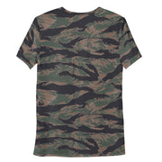 Tiger Stripe Woodland CAMO Mens Athletic T-Shirt - Shirt