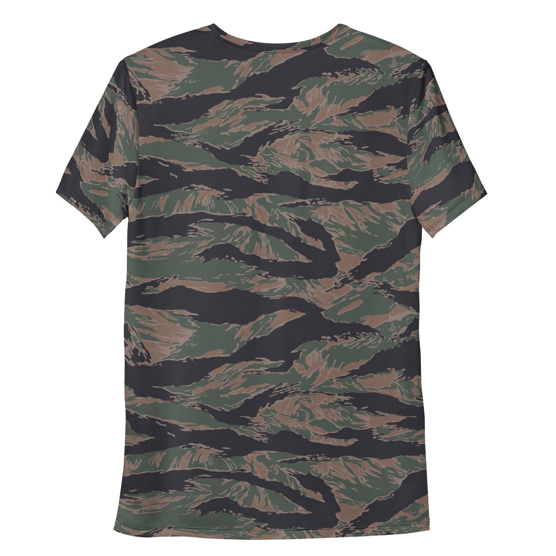 American Tiger Stripe MARPAT Woodland CAMO Mens Athletic T-shirt - T-Shirts