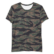 Tiger Stripe Woodland CAMO Mens Athletic T-Shirt - Shirt
