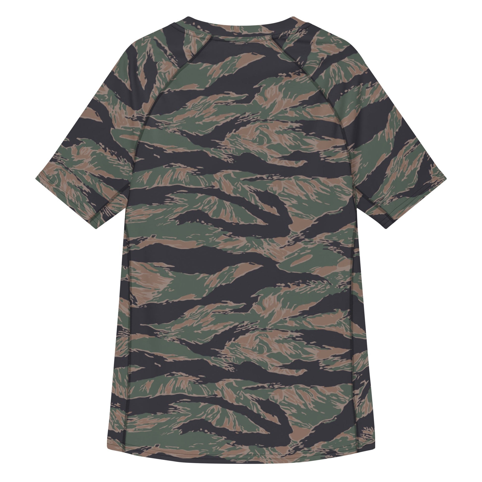 American Tiger Stripe MARPAT Woodland CAMO Mens Short-Sleeve Rash Guard - Short-sleeve Guards