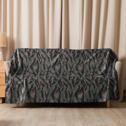 American Tiger Stripe MARPAT Woodland CAMO Sherpa Blanket