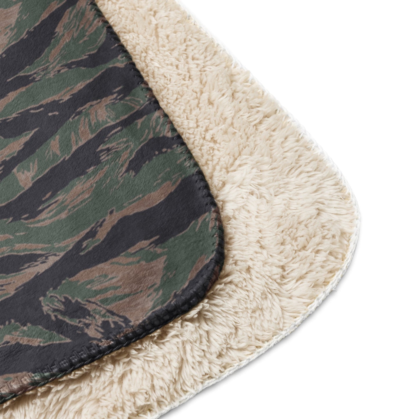 American Tiger Stripe MARPAT Woodland CAMO Sherpa Blanket