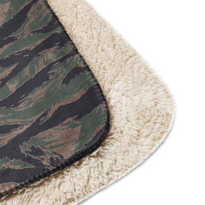 American Tiger Stripe MARPAT Woodland CAMO Sherpa Blanket