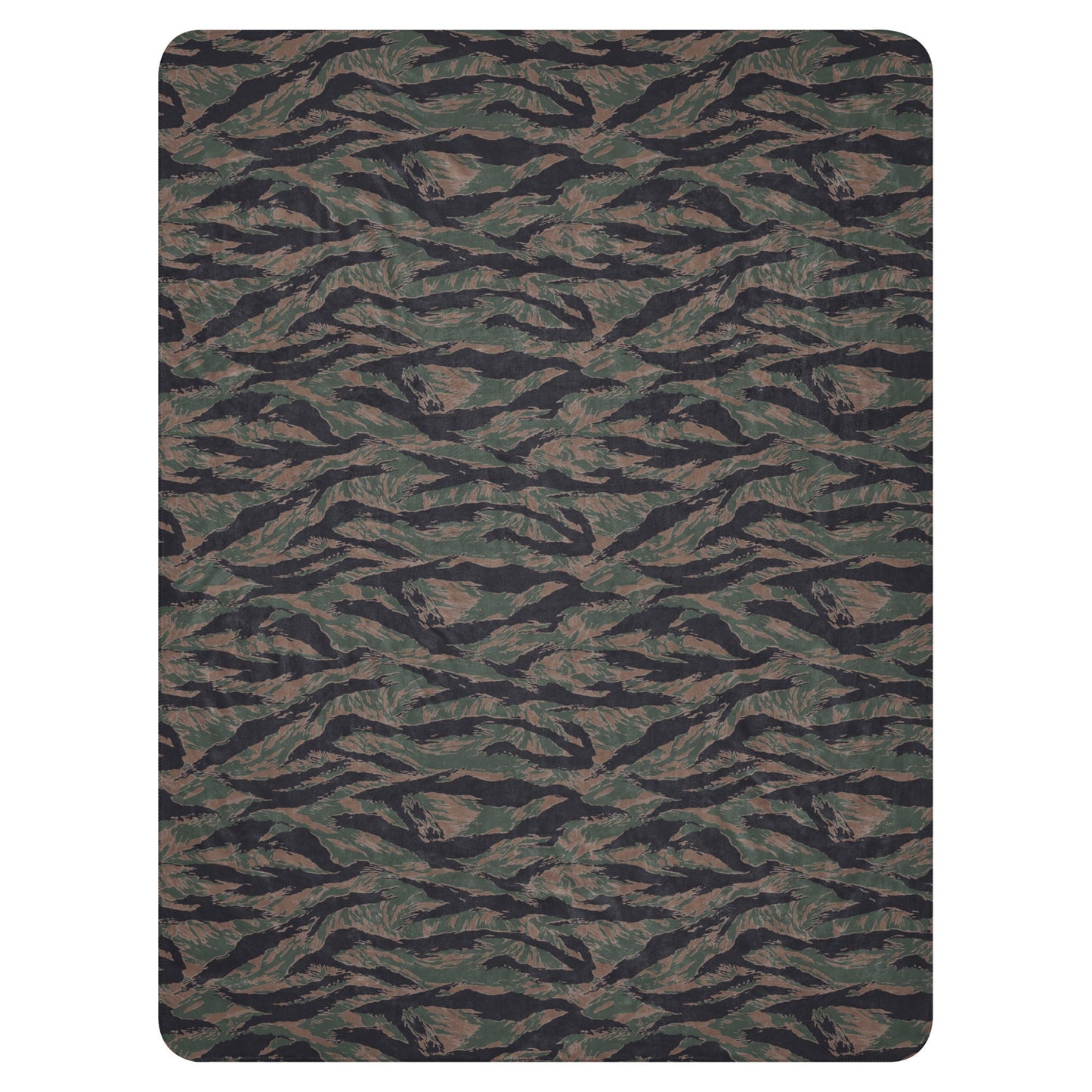 American Tiger Stripe MARPAT Woodland CAMO Sherpa Blanket