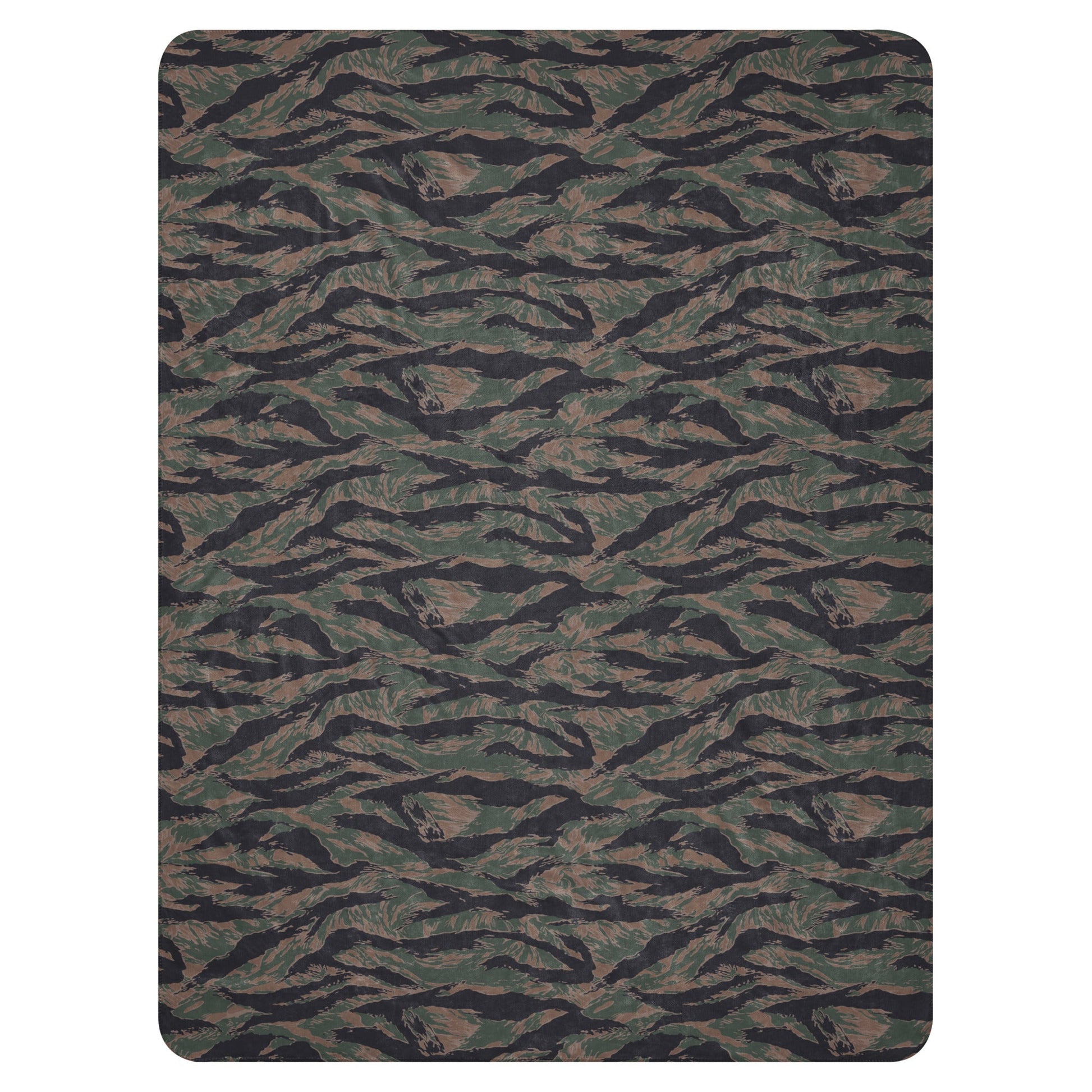 American Tiger Stripe MARPAT Woodland CAMO Sherpa Blanket