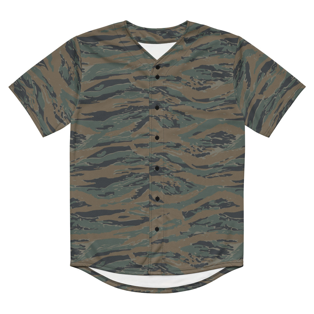 American Tiger Stripe MARPAT Woodland Trial CAMO baseball jersey - Baseball Jersey