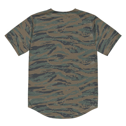 American Tiger Stripe MARPAT Woodland Trial CAMO baseball jersey - Baseball Jersey