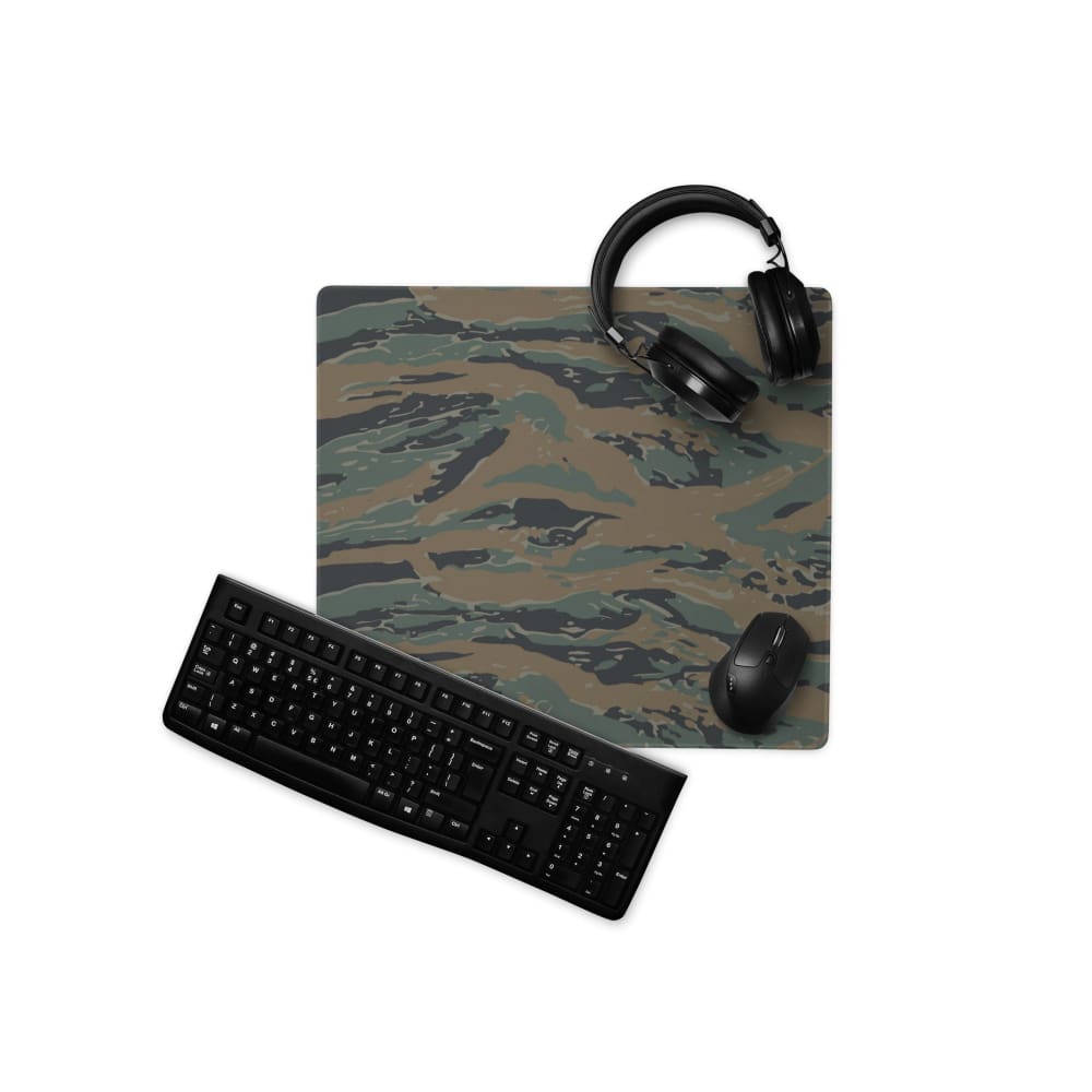 American Tiger Stripe MARPAT Woodland Trial CAMO Gaming mouse pad - 18″×16″