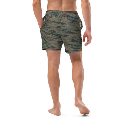 American Tiger Stripe MARPAT Woodland Trial CAMO swim trunks - Mens Swim Trunks