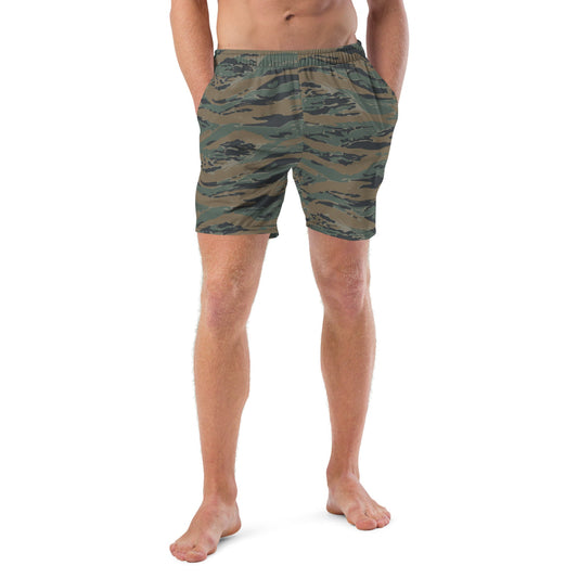 American Tiger Stripe MARPAT Woodland Trial CAMO swim trunks - 2XS - Mens Swim Trunks